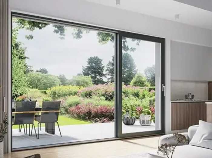 Drzwi Balkonowe Tarasowe SMART-SLIDE Białe Okno Przesuwne NA WYMIAR