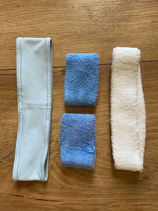 Opaska na głowę i nadgarstki frotte Nike Opaska poliestrowa Zestaw