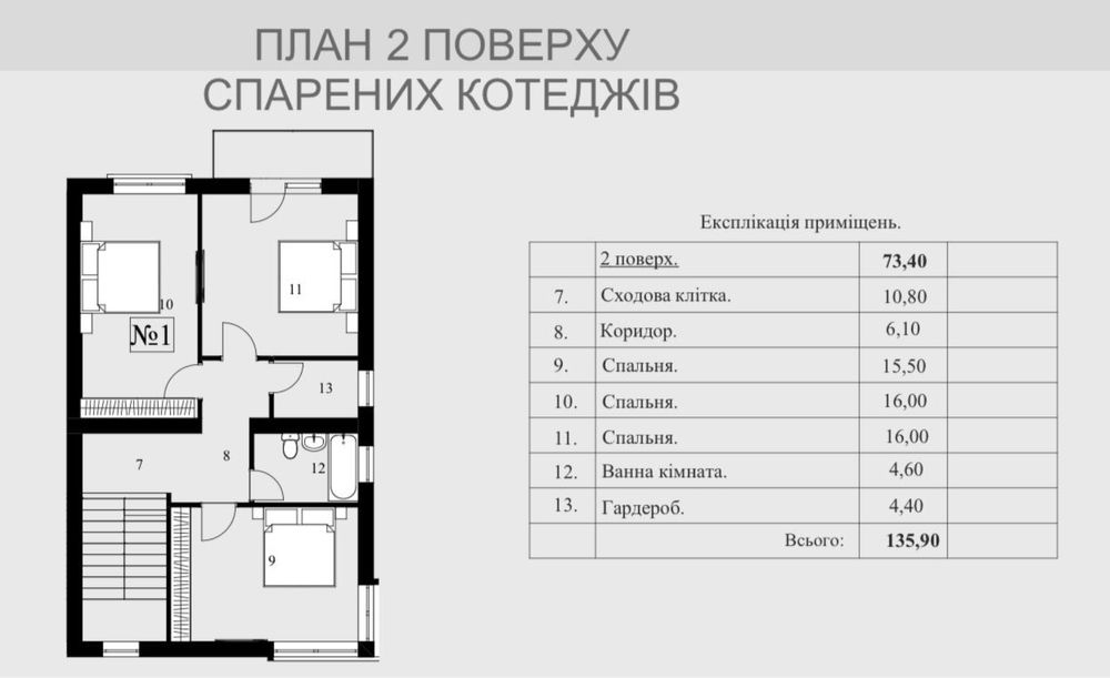 Продаж таунсауса з газом в Сторожниці Ужгородський райн