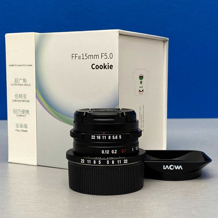 Laowa 15mm f/5.0 Cookie | Leica M | NOVA | 3 ANOS DE GARANTIA