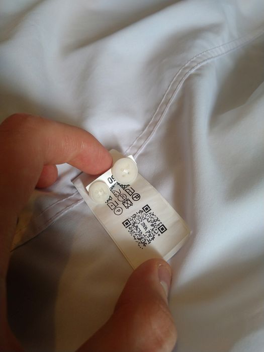 Camisa Branca básica Zara Homem