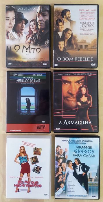 Vários DVDs - vários preços - individual ou em pack