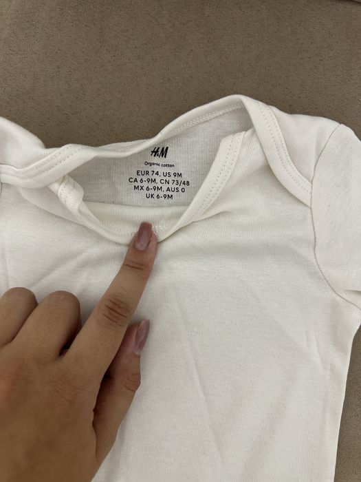 Боді нові H&M, hm для новонароджених