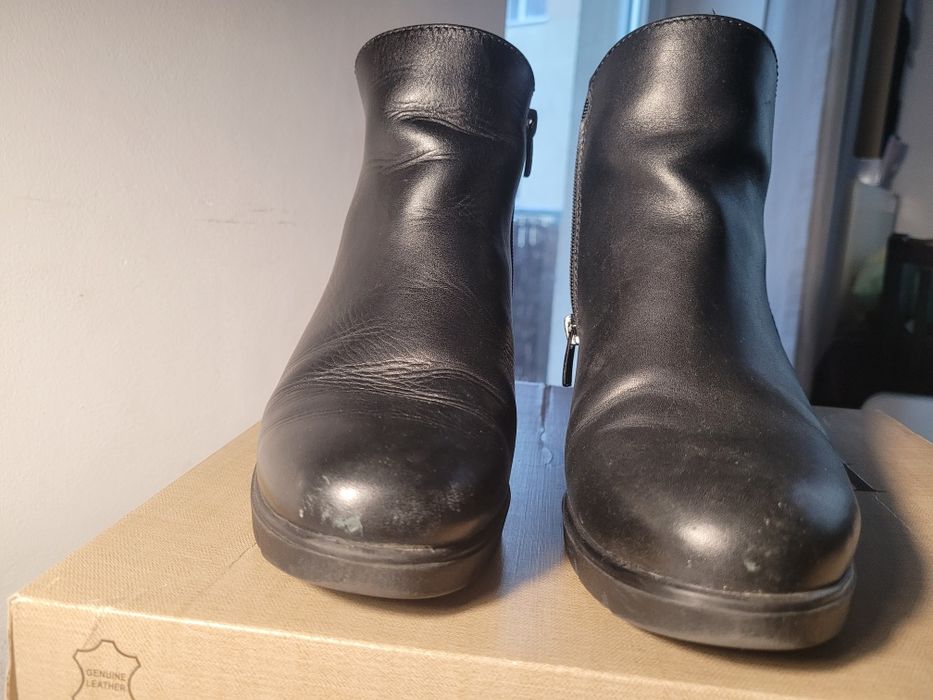 R.38 Botki skórzane Lasocki używane