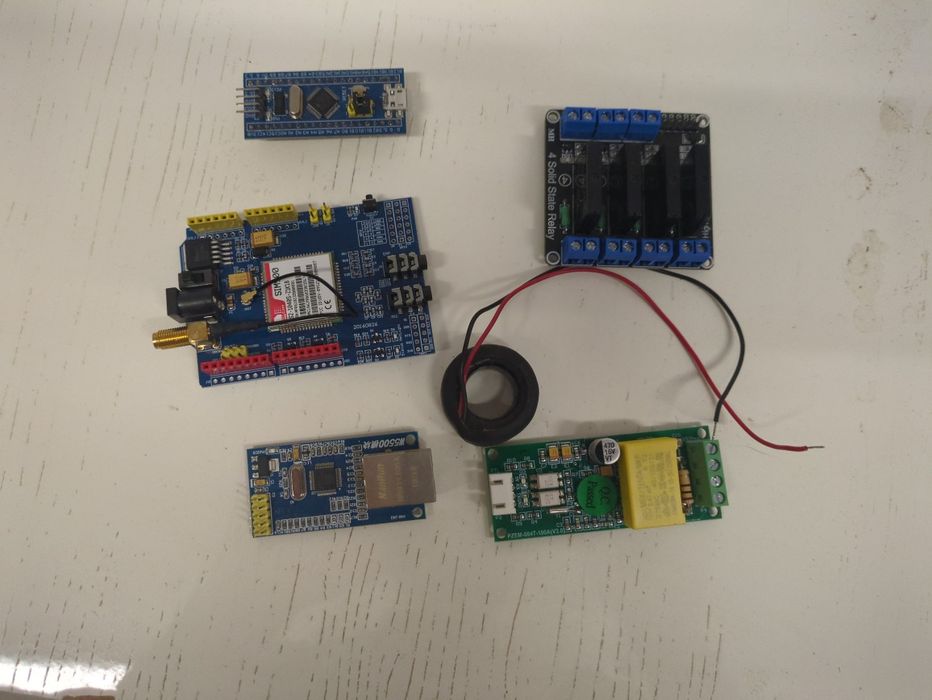 Sim900 Arduino + w5500+ pzem004t + st32f