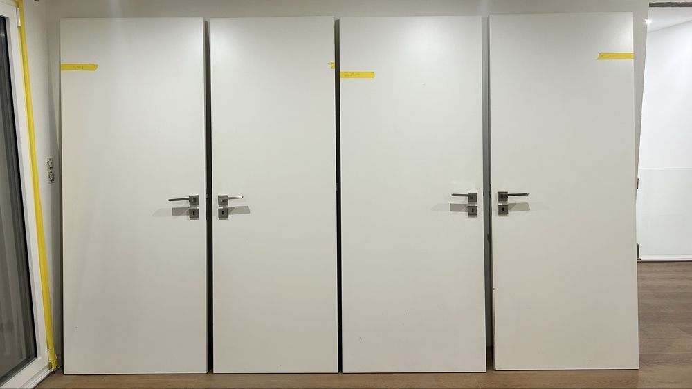 Portas interiores lacadas brancas