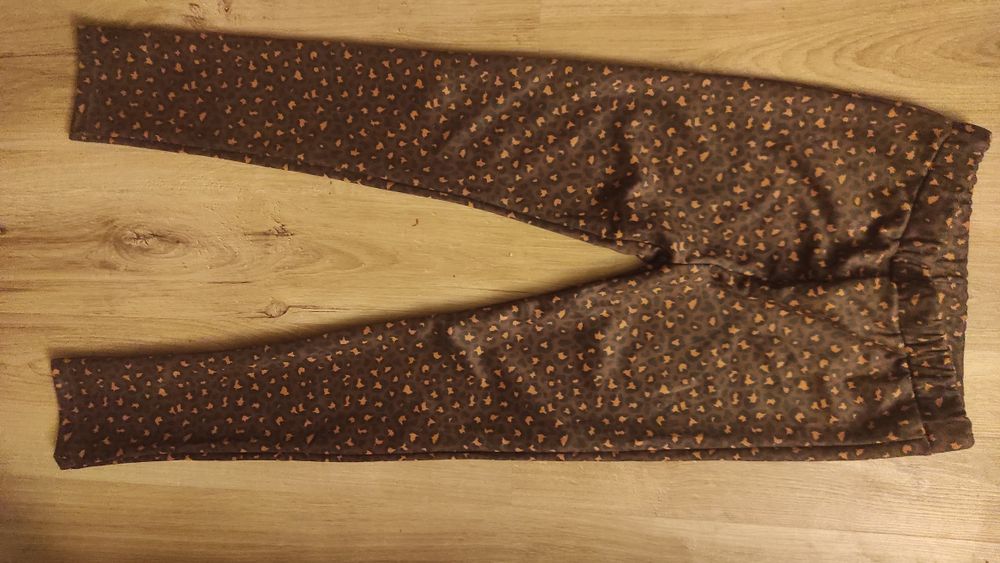Nowe brązowe legginsy/spodnie S