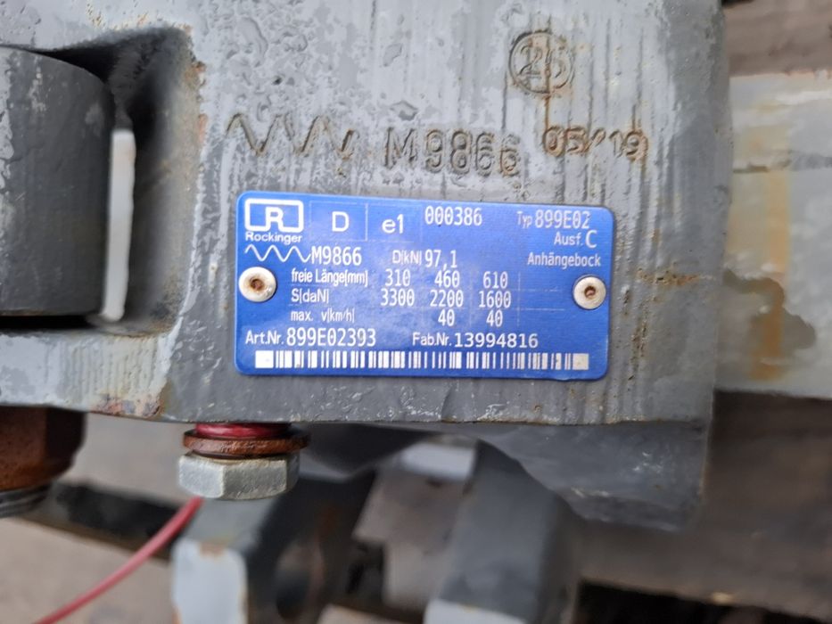 Zaczep piton z mocowaniem Fendt