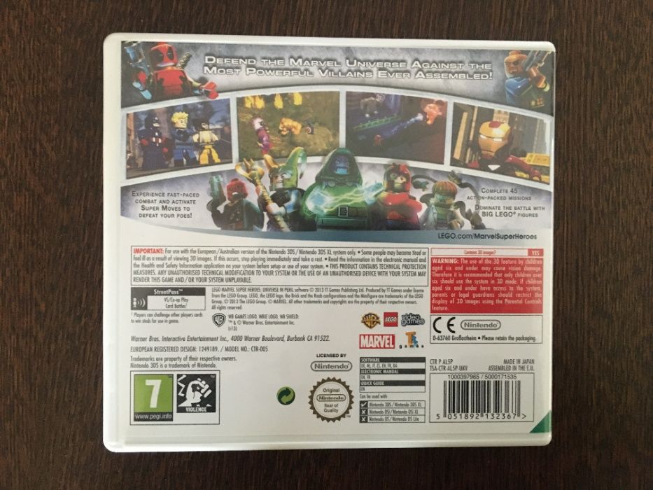 LEGO Marvel Super Heroes - universe in Peril Nintendo 3DS