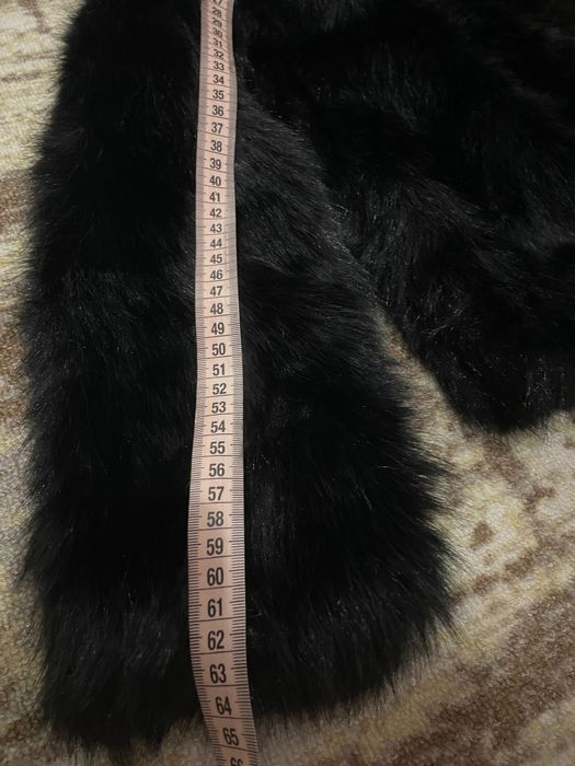 Еко шуба тонка демісезона осіння весняна коротка шубка чорна