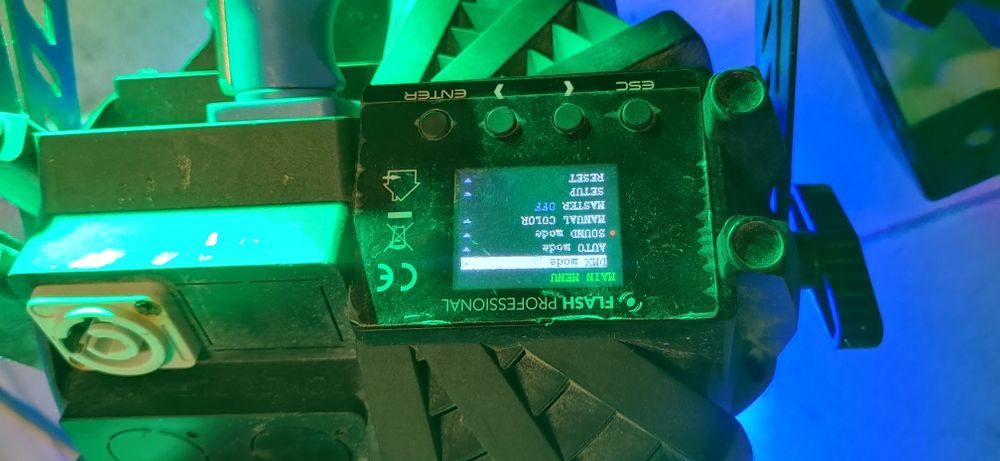 Zestaw kolorofonów na scenę DMX.