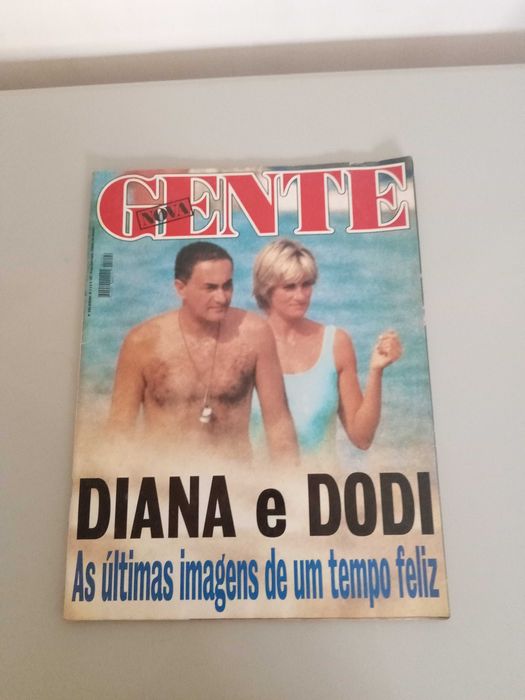 Revista nova Gente Diana e Dodi