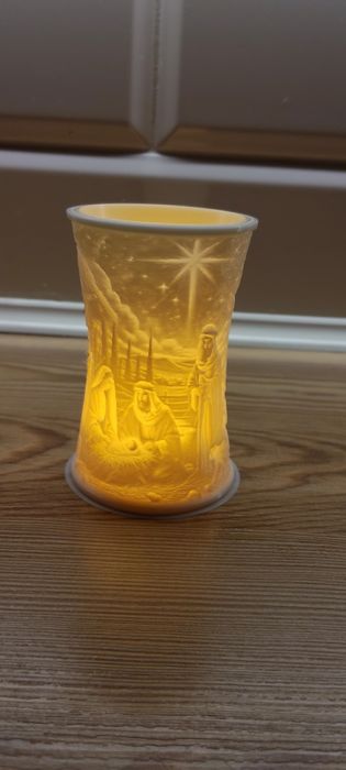 Lampka ozdoba na stół wigilijny Boże Narodzenie