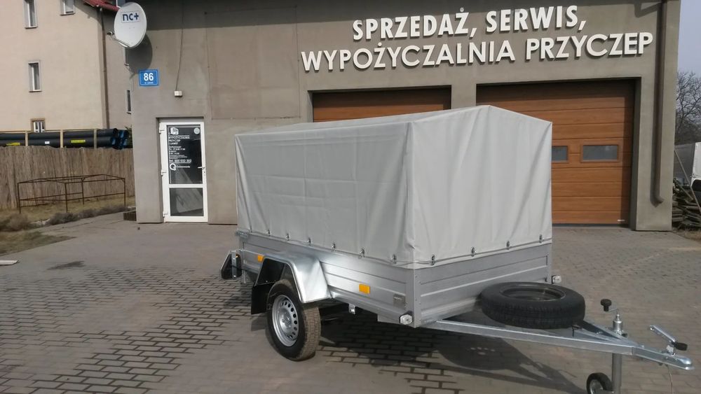 Rydwan EURO A-750/C2  Przyczepa jednoosiowa wymiary: 220/130/35 [cm] GWARANCJA RATY!!!