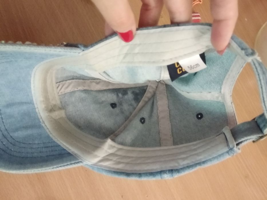 Новая кепка. Джинс