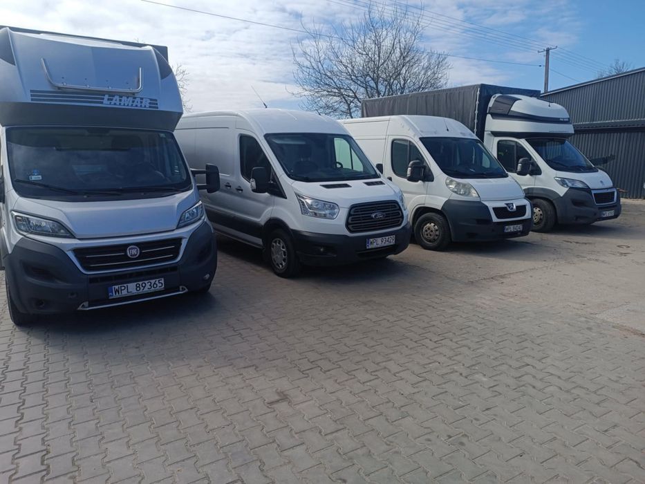 Wynajem bus Peugeot blaszak skrzynia Fiat Ford