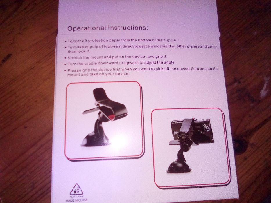 Uchwyt uniwersalny do telefonu smartfona nawigacji.