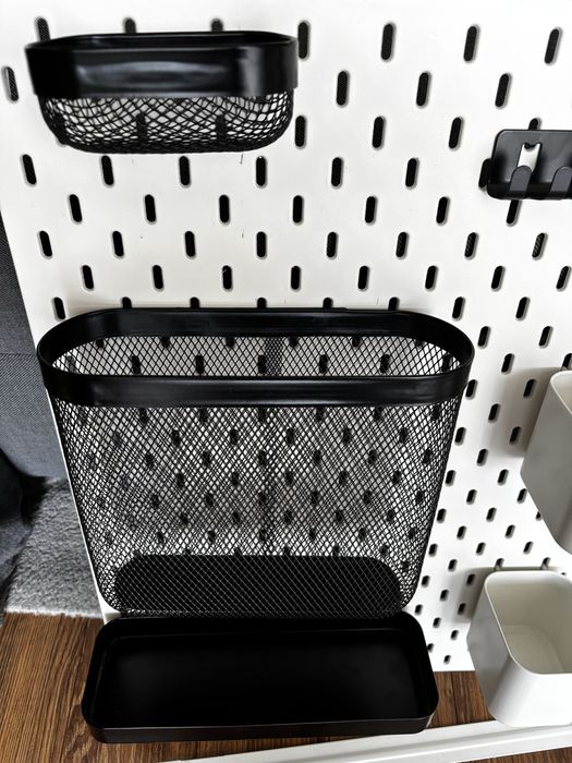 Ikea Skadis tablica z LED