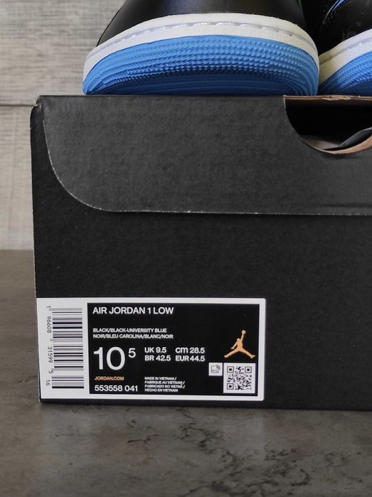 Nike Air Jordan 1 Low University Blue 44,5