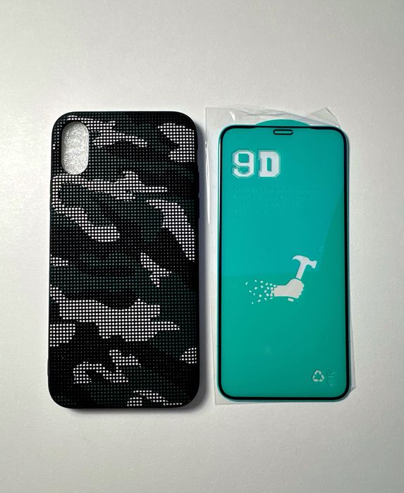 Nowe Etui, Case, Obudowa iPhone X/XS, szkło ekran