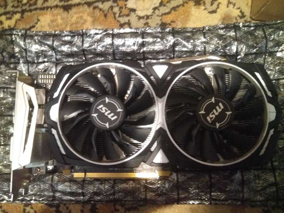 Продам Відеокарту MSI GeForce GTX 1070 Armor 8GB GDDR5X (GTX 1070 ARMOR 8G OC) (неробоча)