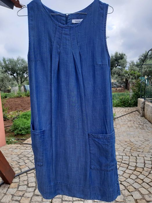 Vesido de ganga Yessica. Sugestão de look