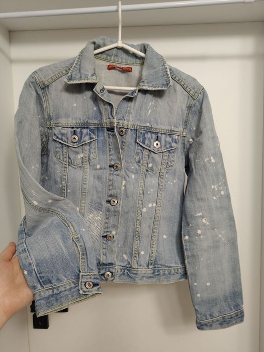 Kurtka jeansowa damska jasny jeans 40 L