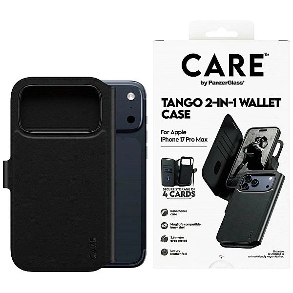 Etui CARE by PanzerGlass Feature Tango 2w1 Wallet Case MagSafe na iPho