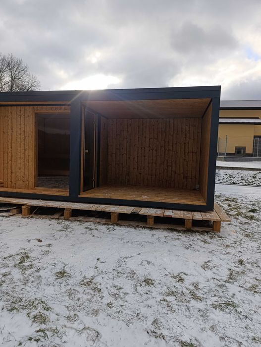 Sauna ogrodowa kompletna z piecem