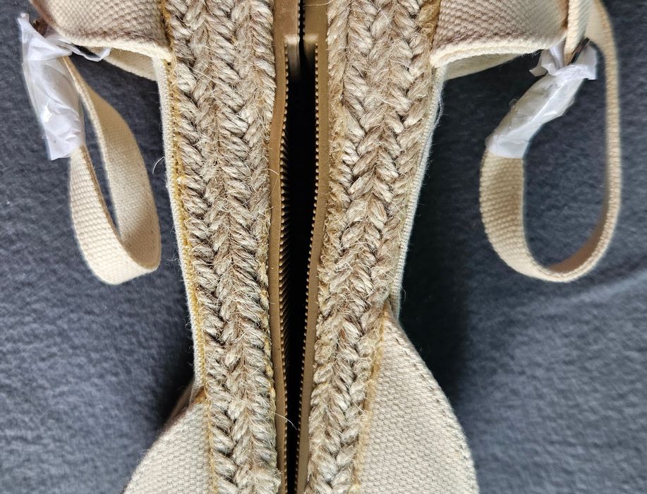 Espadryle beżowe 38