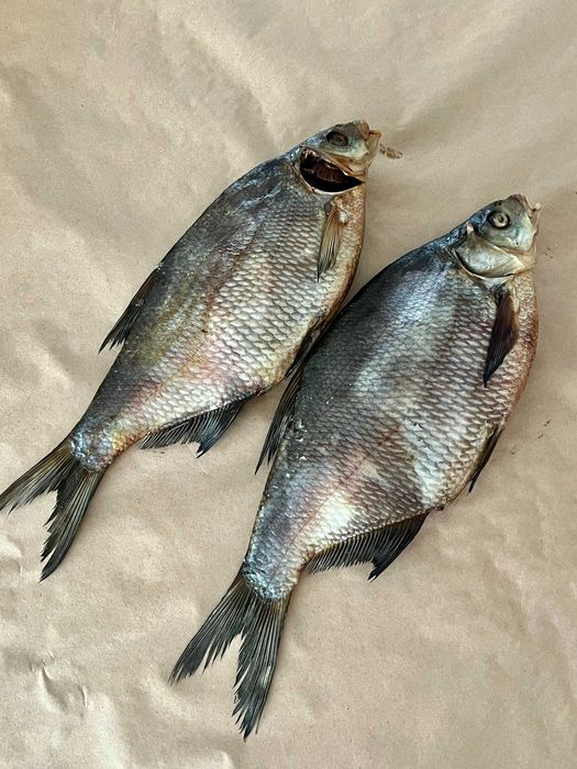 Лящ в'ялений з ікрою, товстолоб копчений, лящ без ікри