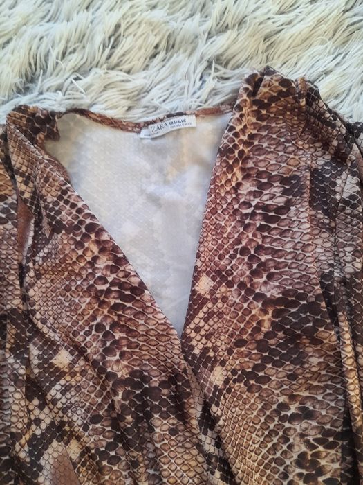 Body panterkowe Zara rozmiar S