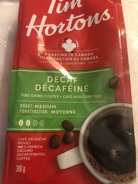 TIM HORTONS -kawa smakowa, bezkofeinowa , mielona , waga 300 gram,