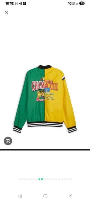 чоловіча двухстороння демісезонна куртка-бомбер Puma Crowd Craze Jacket
