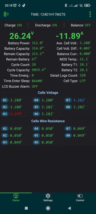 Комплект гибридный инвертор ANENJI 4.2 кВт 24 V + аккумулятор 8 кВт
