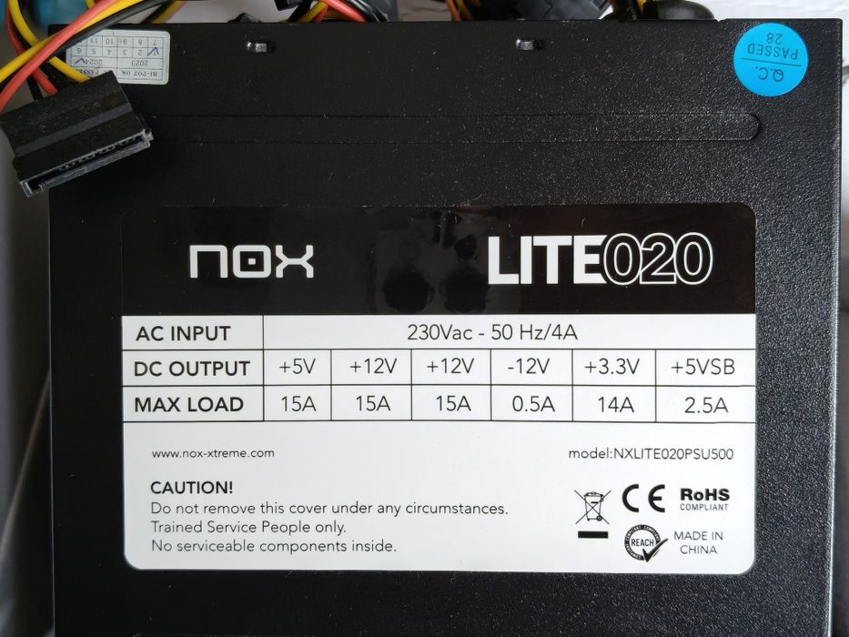 Fonte alimentação 500w nova