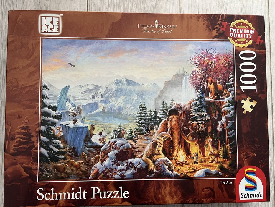 Puzzle Ice Age Thomas Kinkade. Puzzle Schmidt