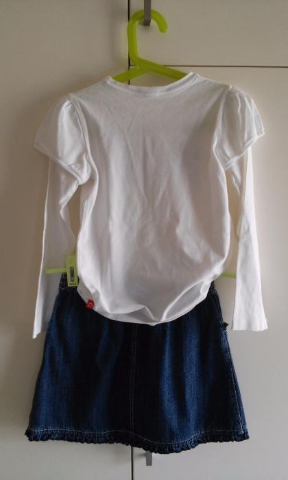 Saia PréNatal + blusa Girândola