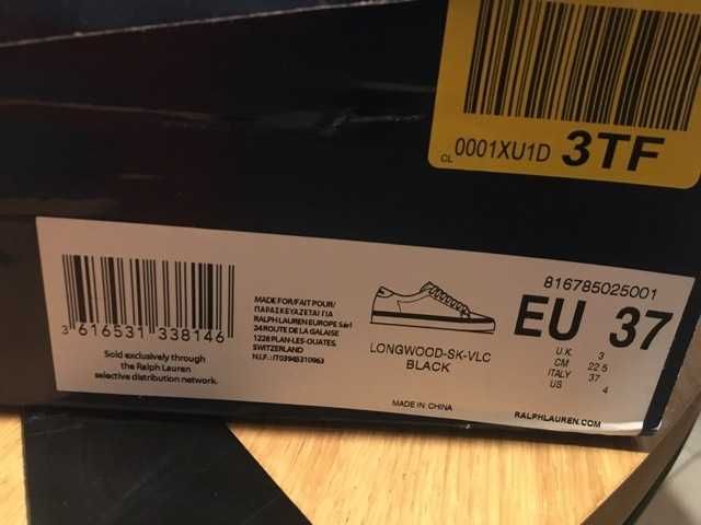 nowe buty ralph lauren r.37