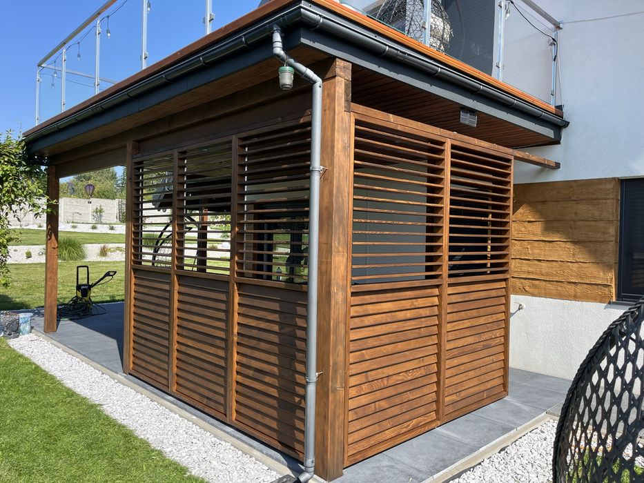Rolety, żaluzje tarasowe, drewniane, regulowane, ruchome PORDUCENT
