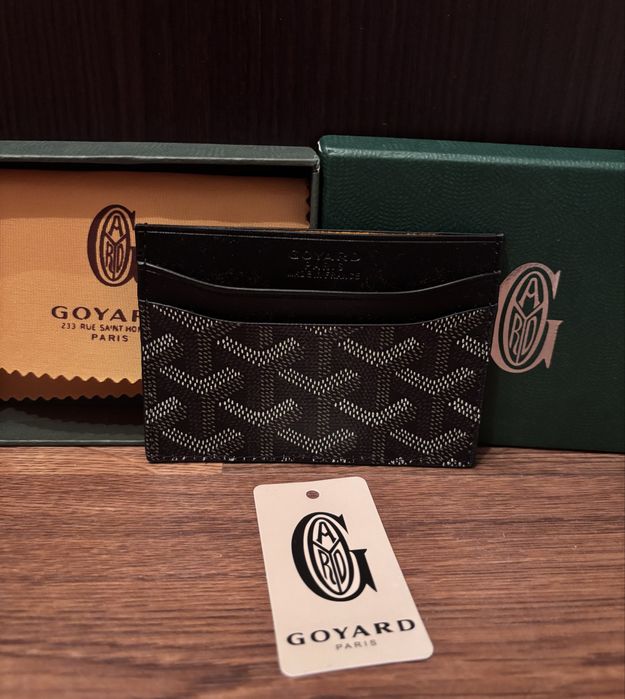 Goyard Paris – czarny cardholder / etui na karty (nowy)