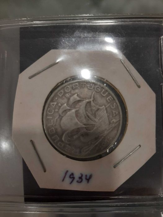 Moeda 5 escudos 1934