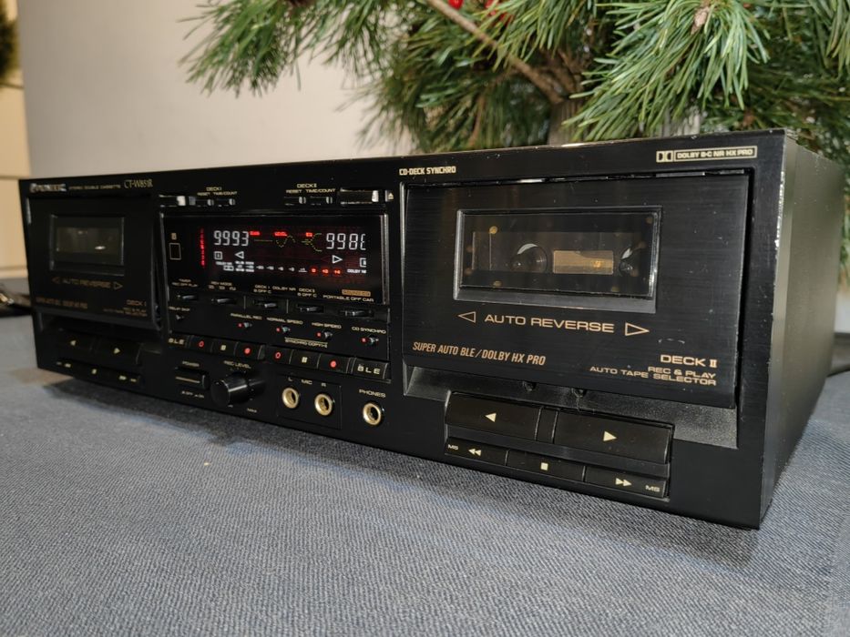 Magnetofon Deck Pioneer Ct-w851 Wysoki Model 100 %sprawny bardzo ładny