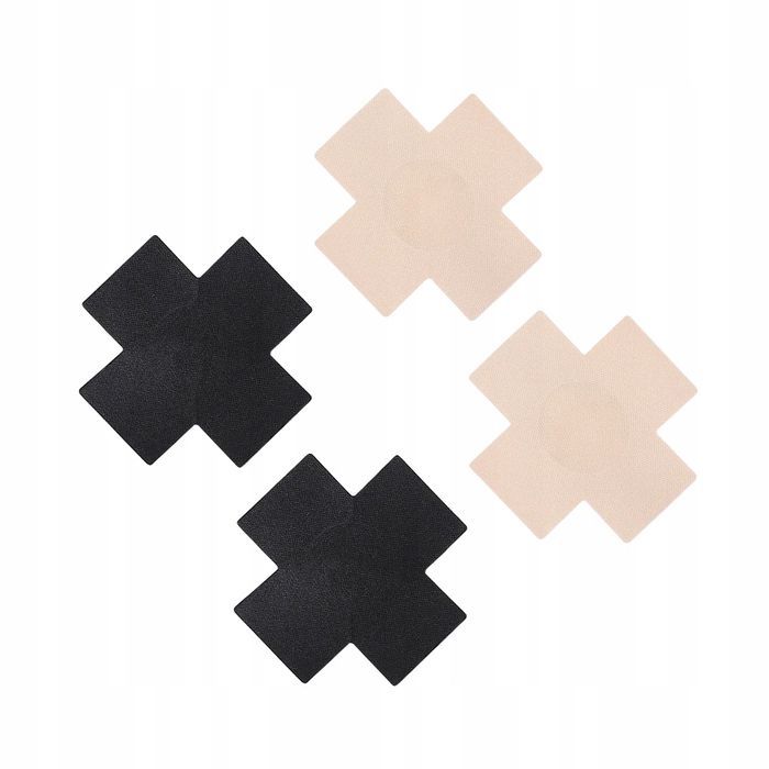 Nasutniki naklejki na sutki X przyklejane krzyżyki czarny 5 par