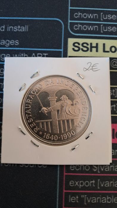 350 Anos da Restauração da Independência - 100 escudos