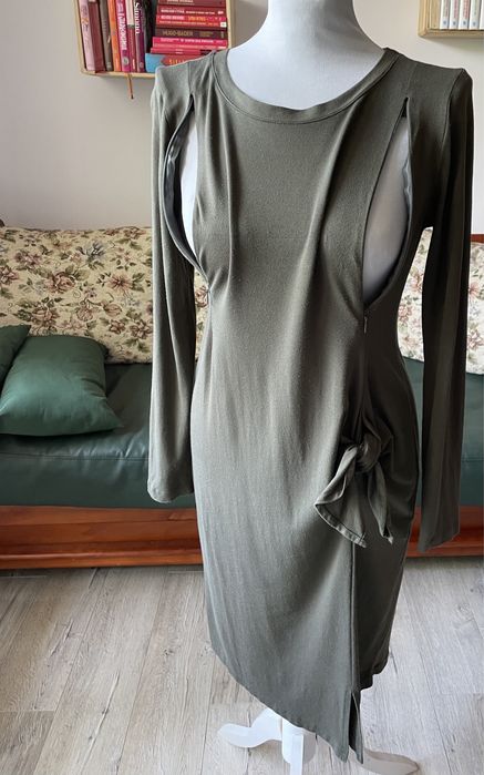 Sukienka do karmienia ciążowa happymum 38 m khaki