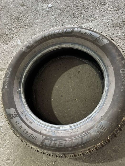 Шини 195/65 R15 Michelin 2024p зима 7/6,6мм