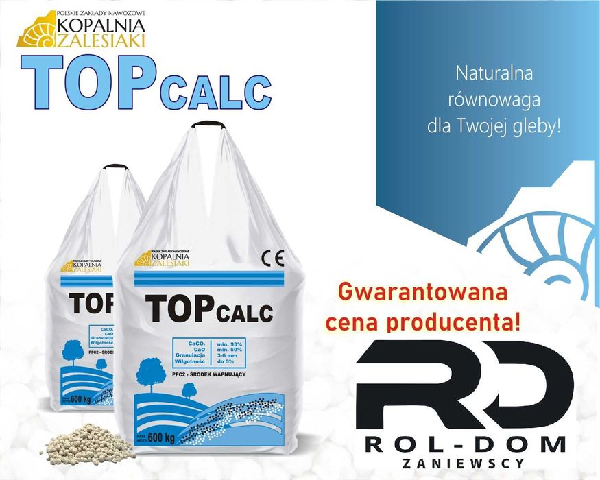 **Top Calc** wapno granulowane węglanowe - Rol-Dom ZANIEWSCY
