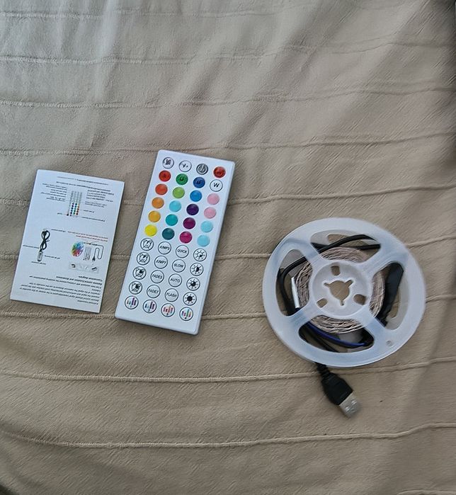 Taśma LED 3m z pilotem i aplikacją