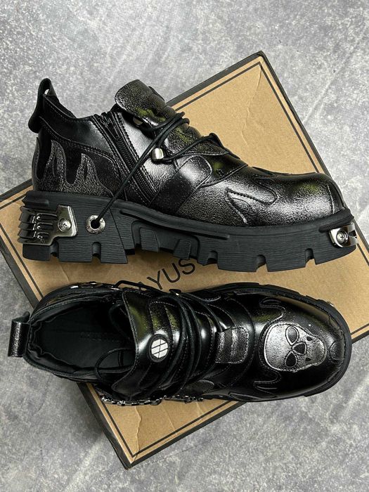 New Rock tank reactor boots black черевики чорні ботинки черные